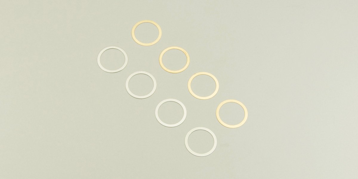 96646 12x15mm Shim Set (0.1/0.2/4pcs) 96646  - KYOSHO RC
